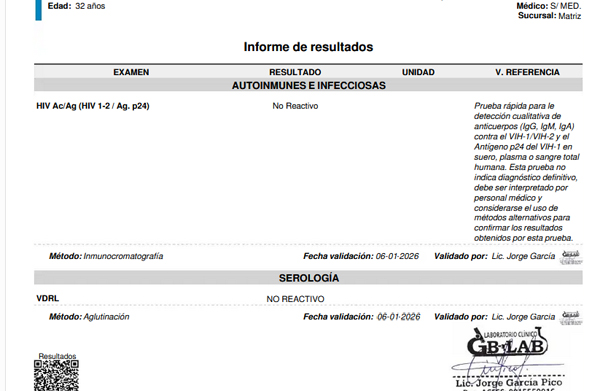 Examen VIH