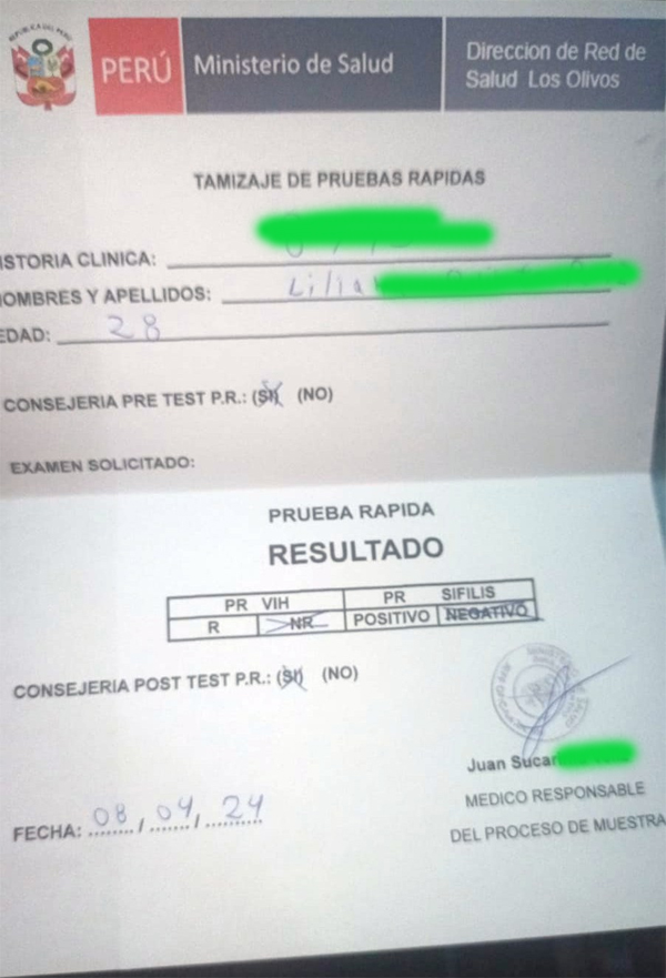 Examen VIH