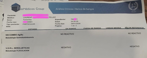 Examen VIH